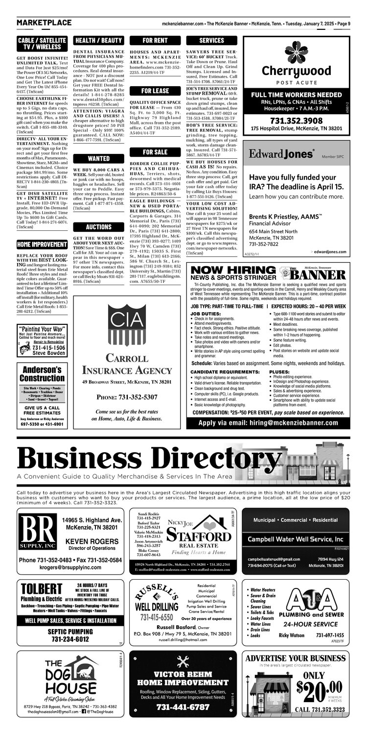 McKenzie Banner Marketplace 1-7-25