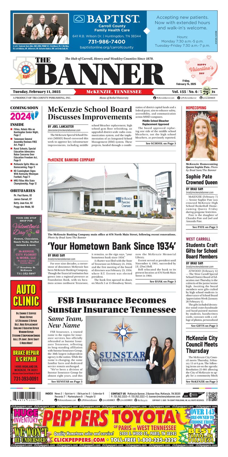 McKenzie Banner February 11, 2025