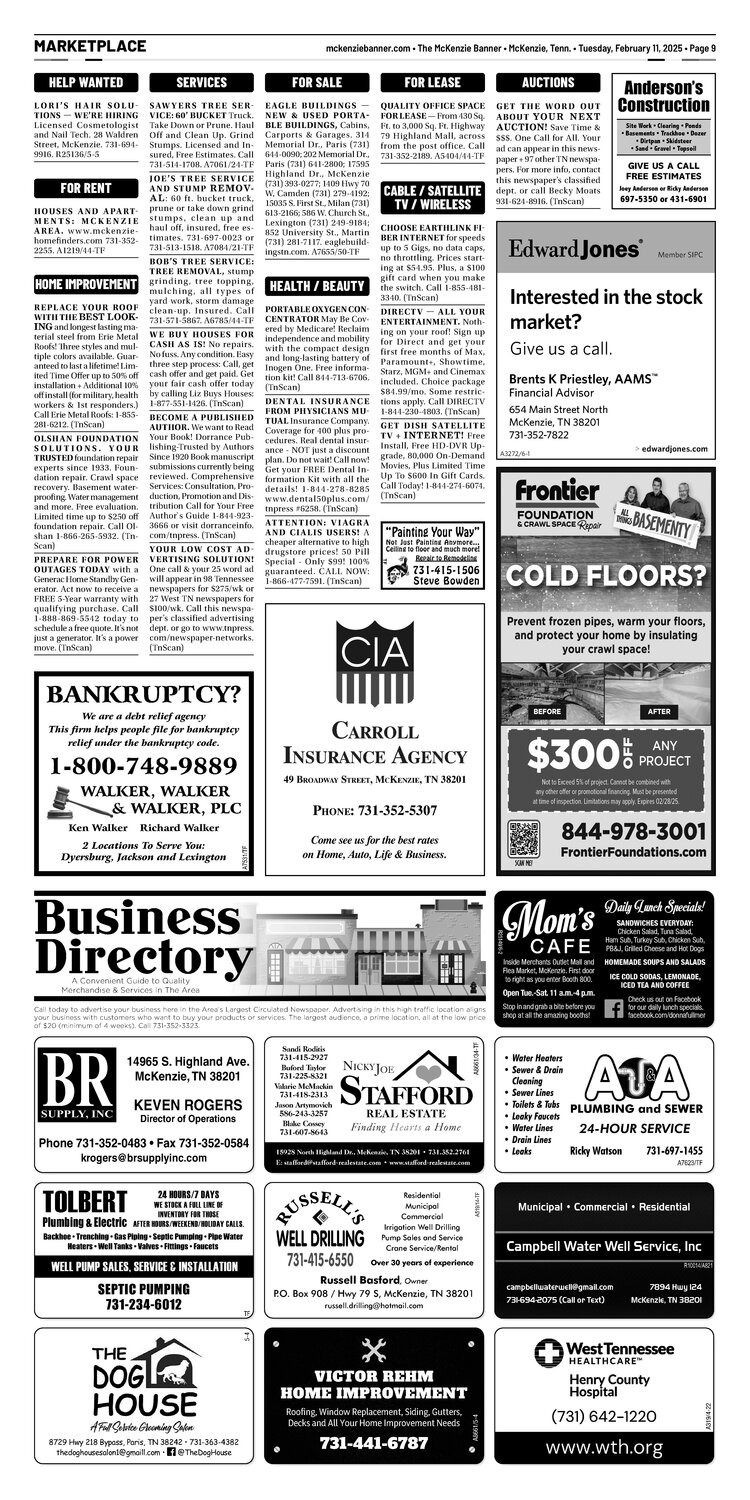 McKenzie Banner Marketplace 2-11-25