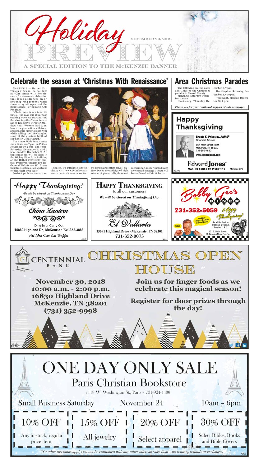 2018 Holiday Preview
