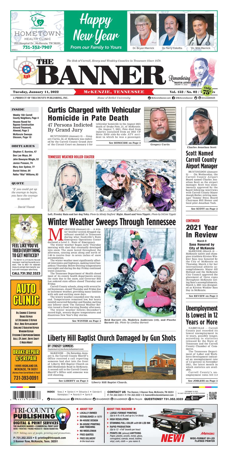 McKenzie Banner January 11, 2022