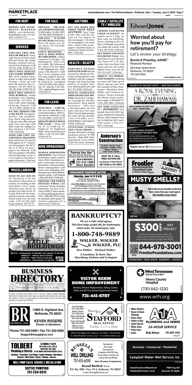 McKenzie Banner Marketplace 6-3-25