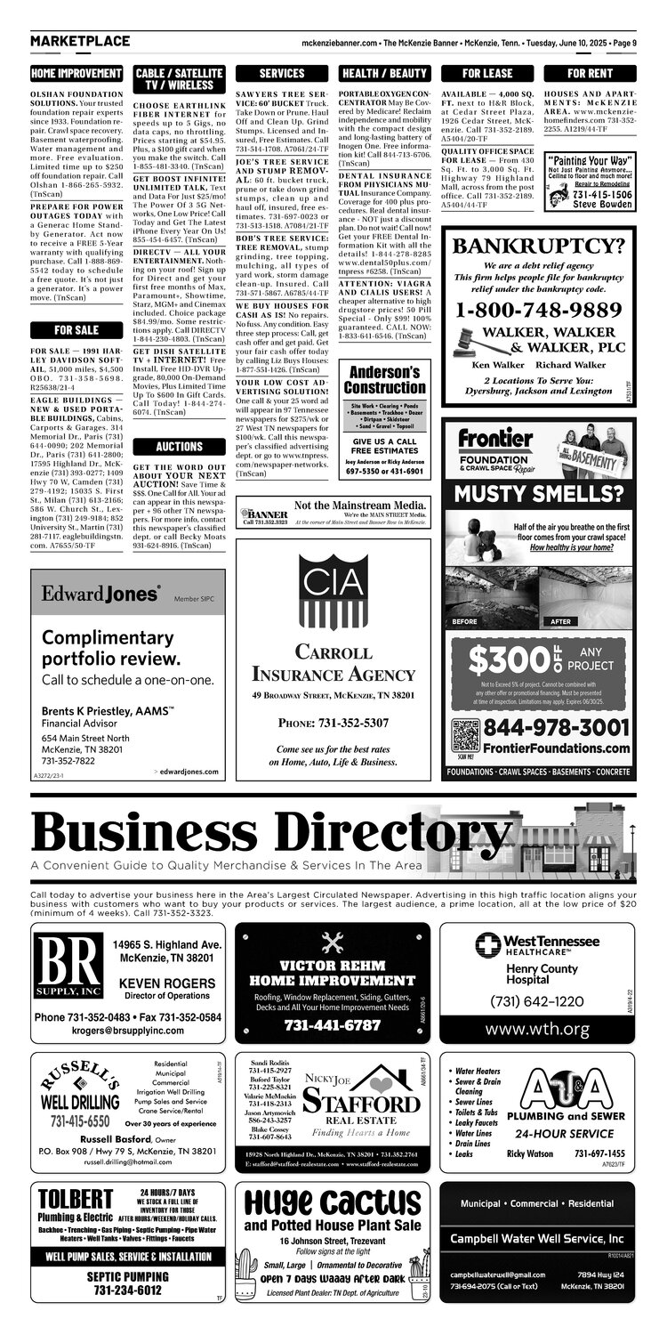 McKenzie Banner Marketplace 6-10-25