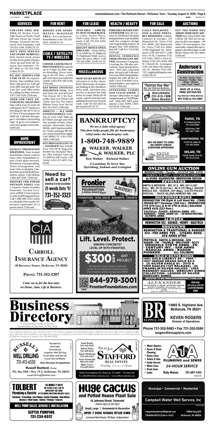 McKenzie Banner Marketplace 8-12-25