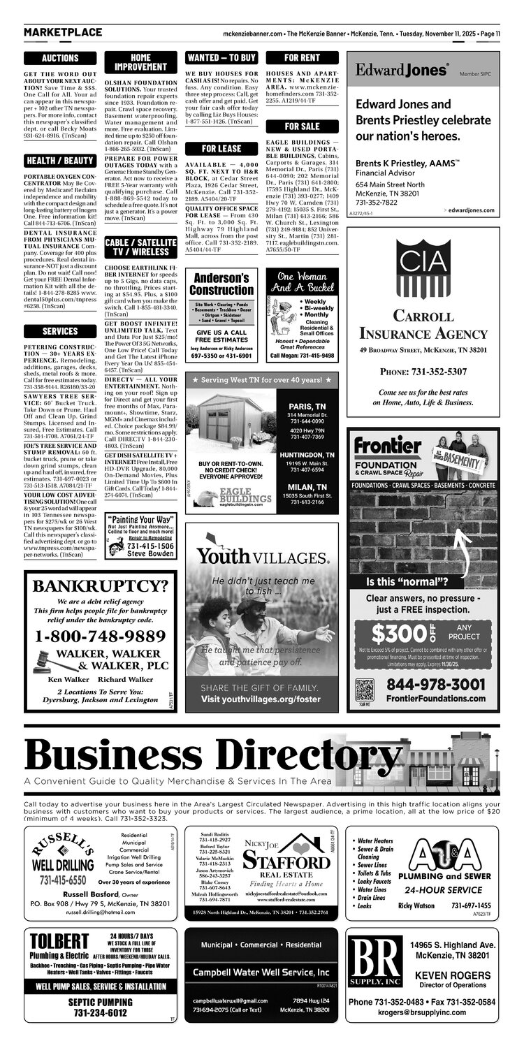 McKenzie Banner Marketplace 11-11-25