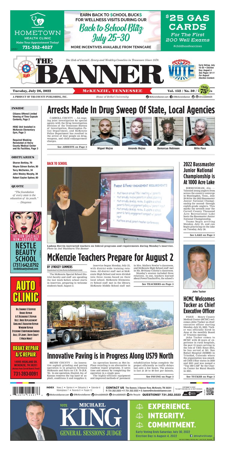 McKenzie Banner July 26, 2022