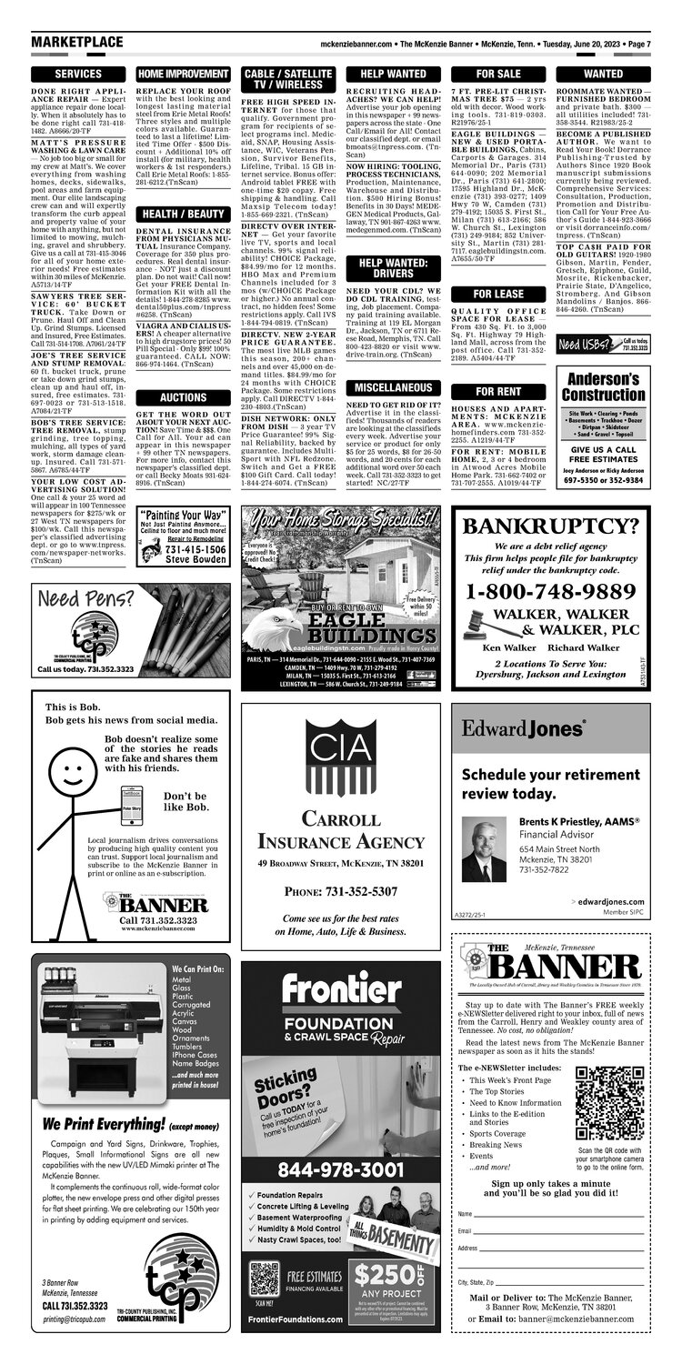 McKenzie Banner Marketplace 6-20-23