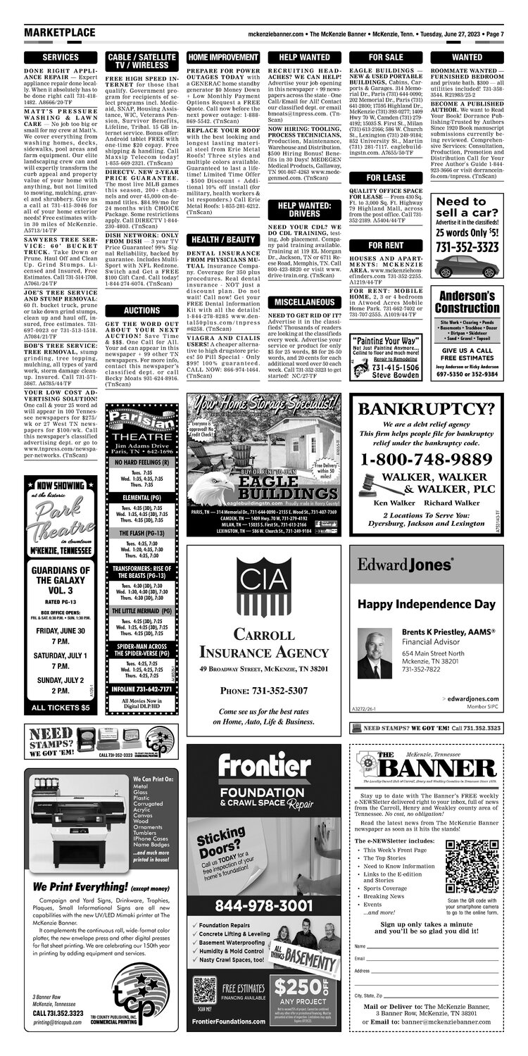McKenzie Banner Marketplace 6-27-23