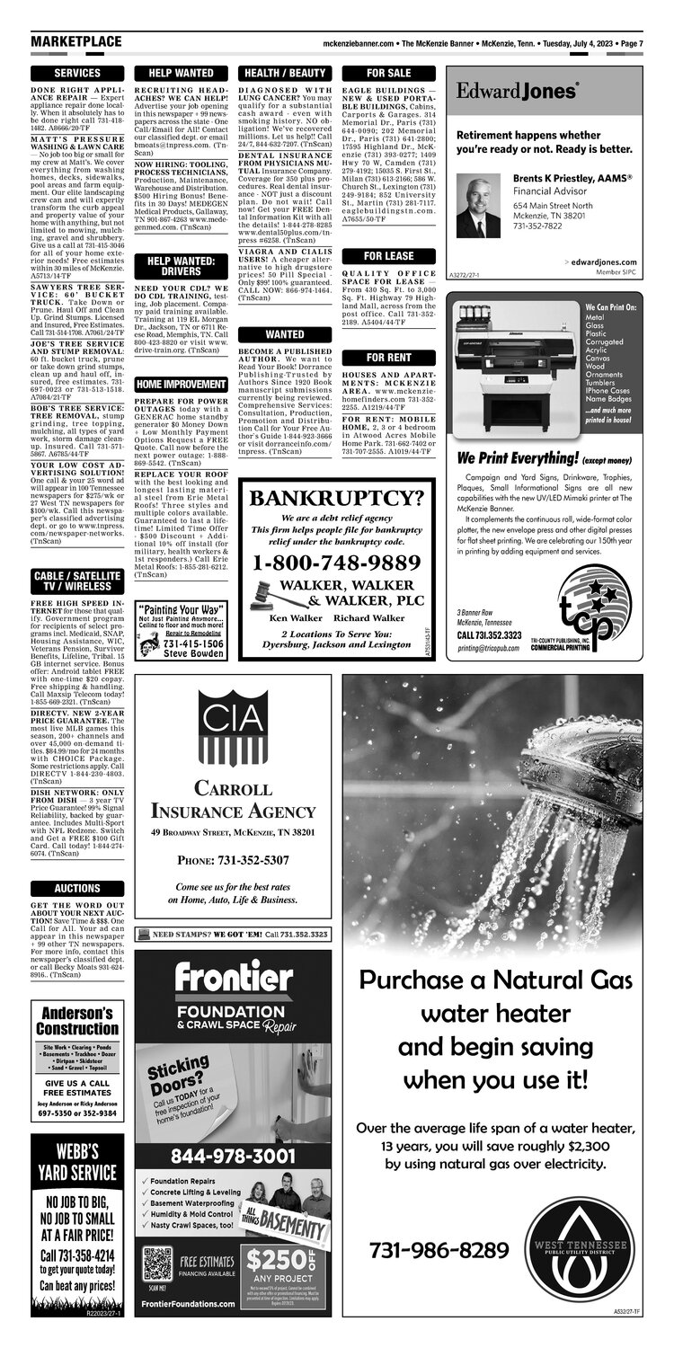 McKenzie Banner Marketplace 7-4-23