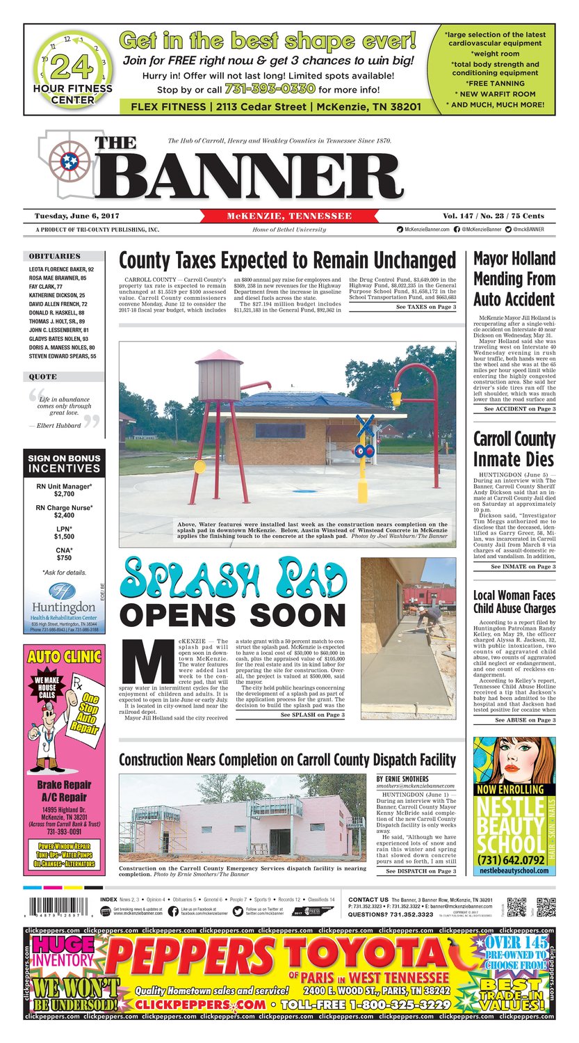 McKenzie Banner Jun. 6, 2017