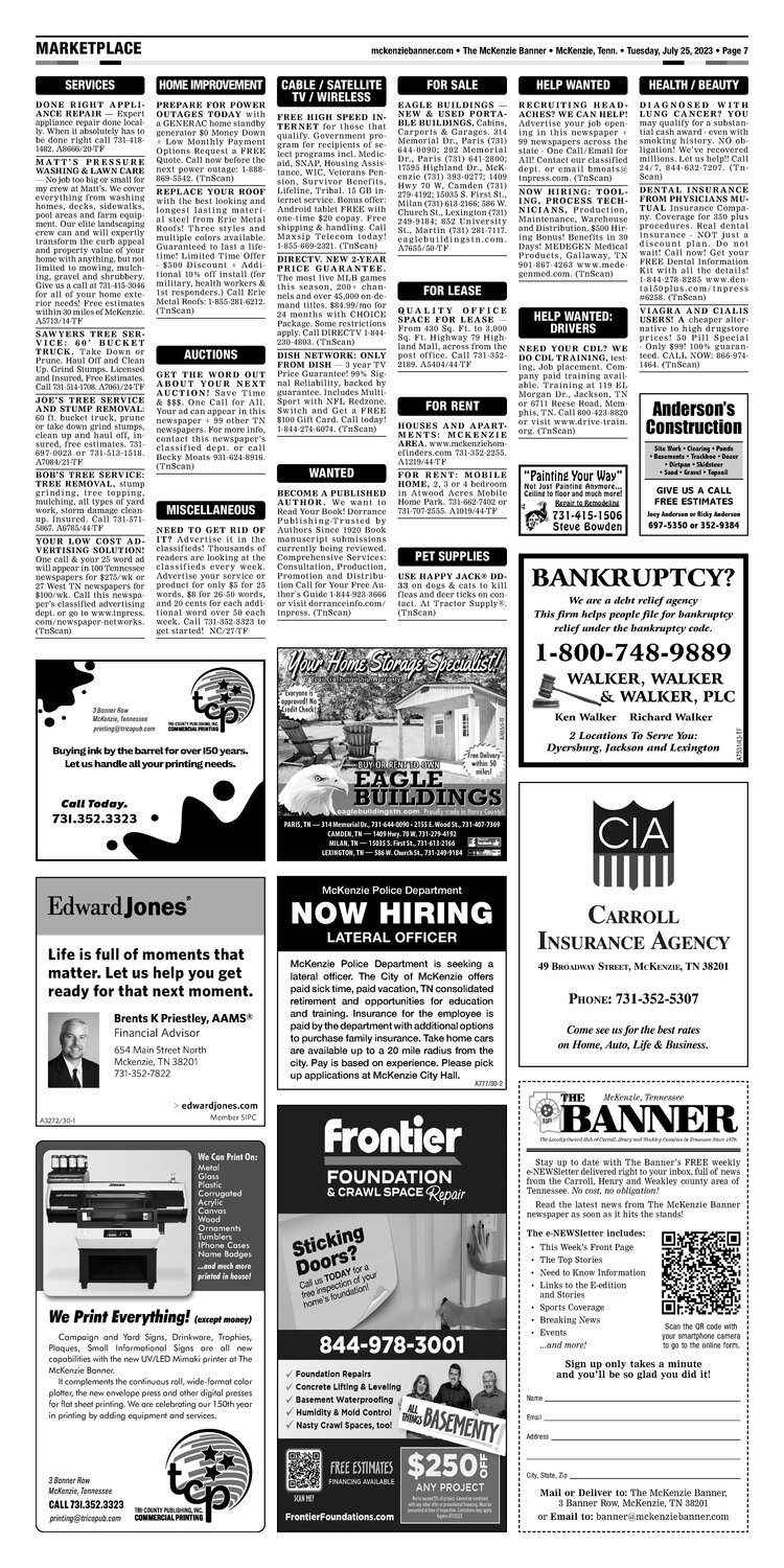 McKenzie Banner Marketplace 7-25-23