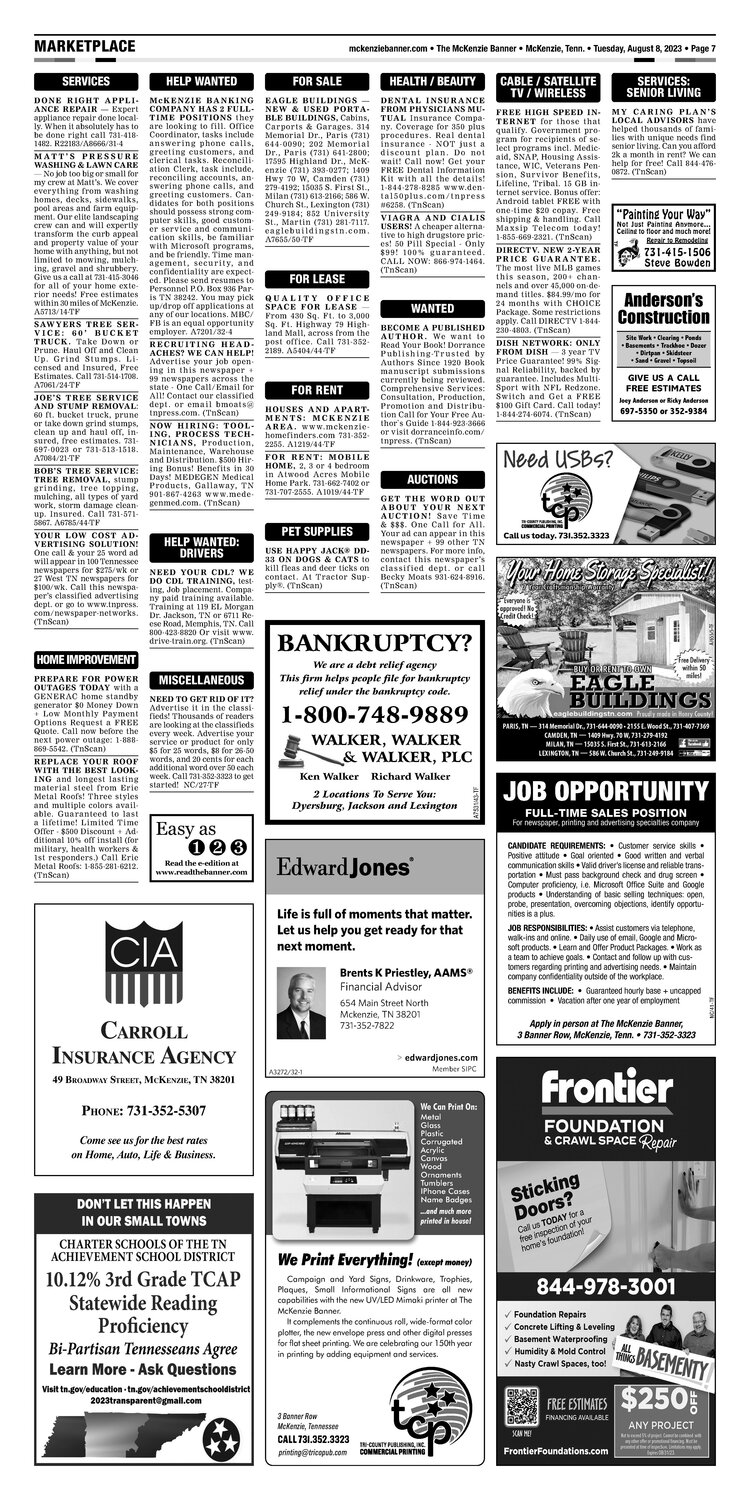 McKenzie Banner Marketplace 8-8-23