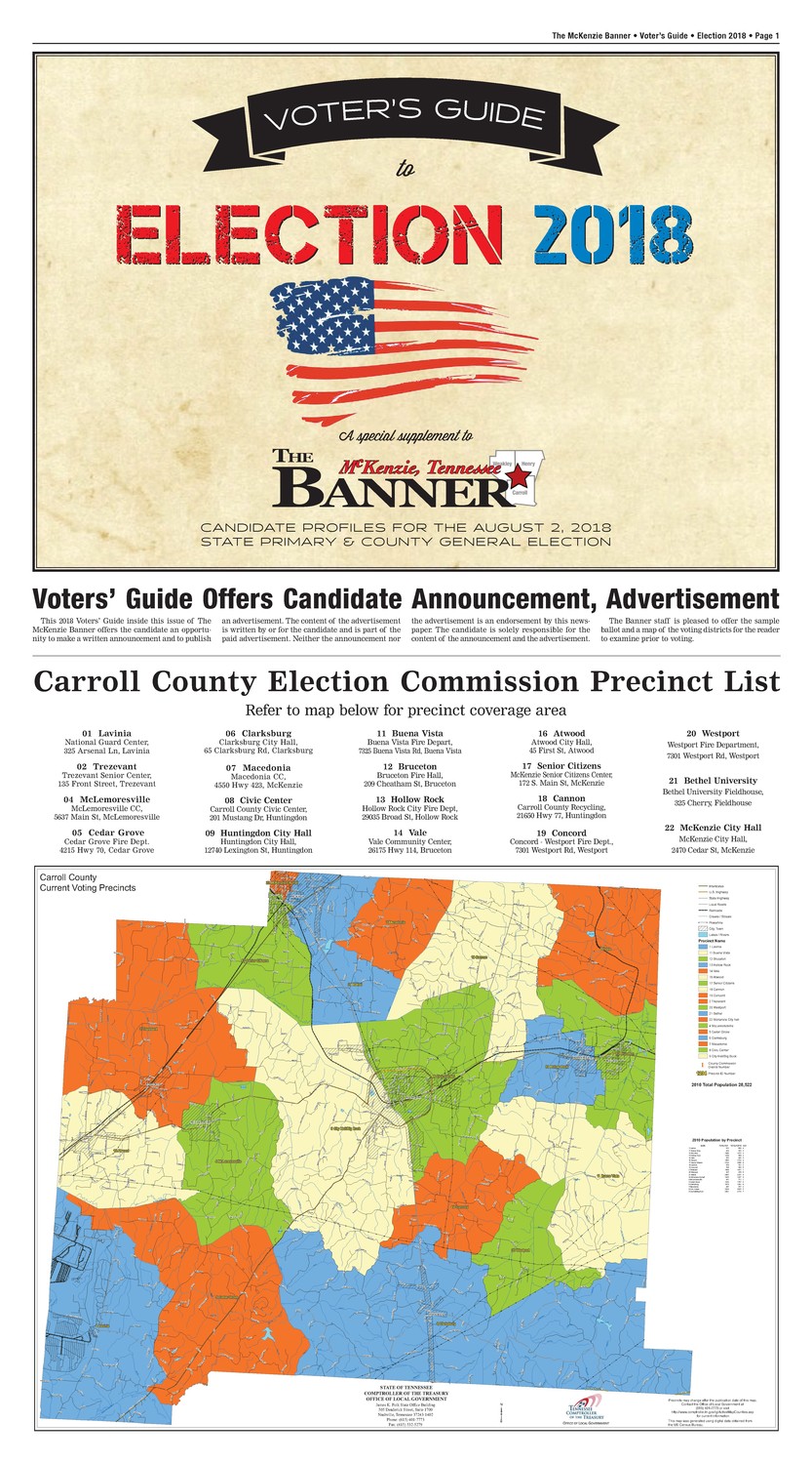 Voters' Guide Election 2018