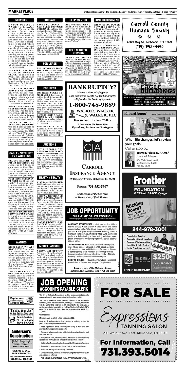 McKenzie Banner Marketplace 10-10-23