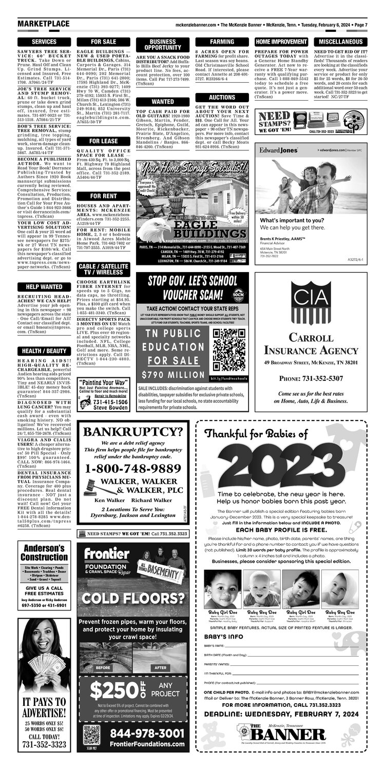 McKenzie Banner Marketplace 2-6-24