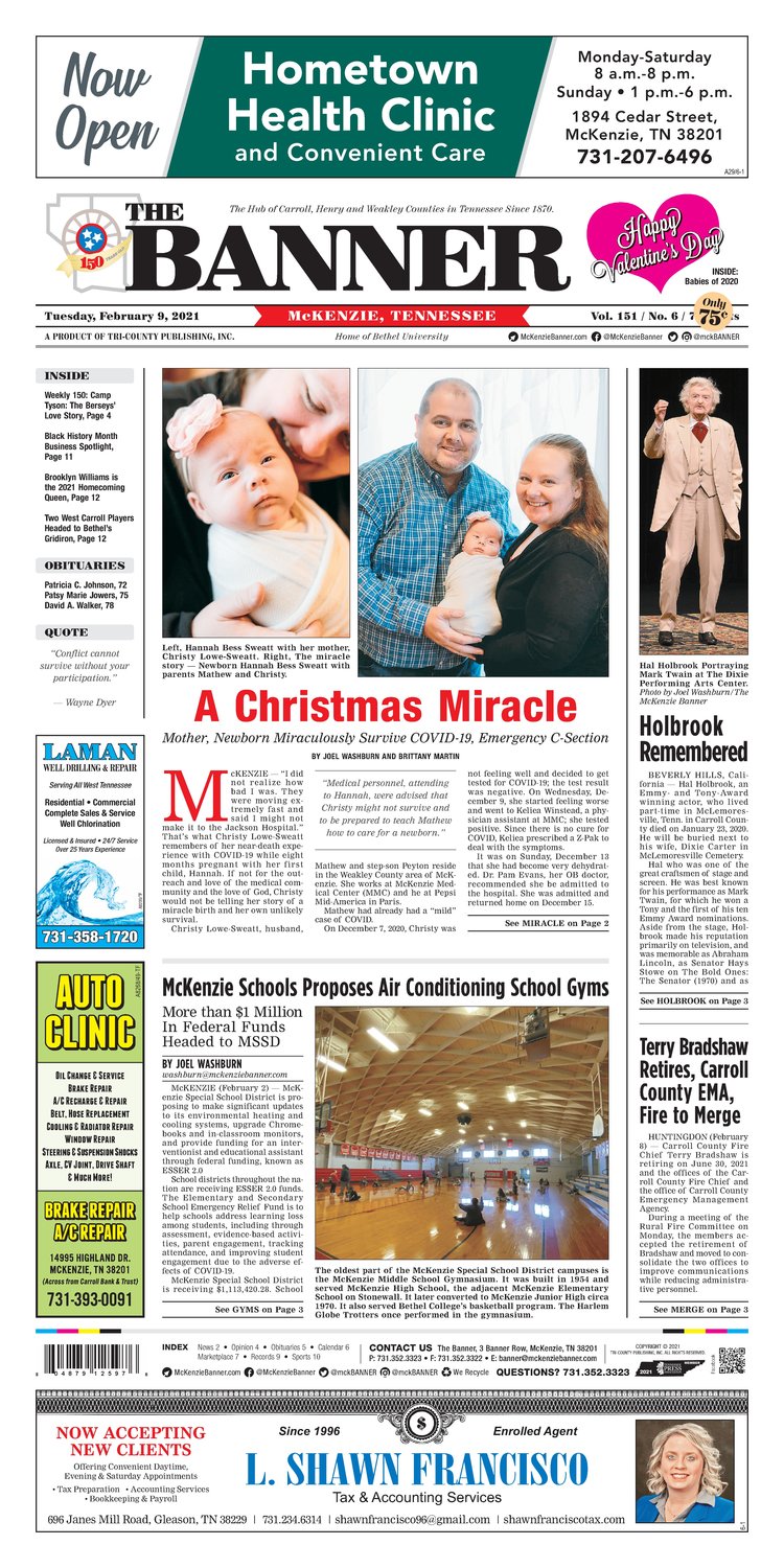 McKenzie Banner February 9, 2021