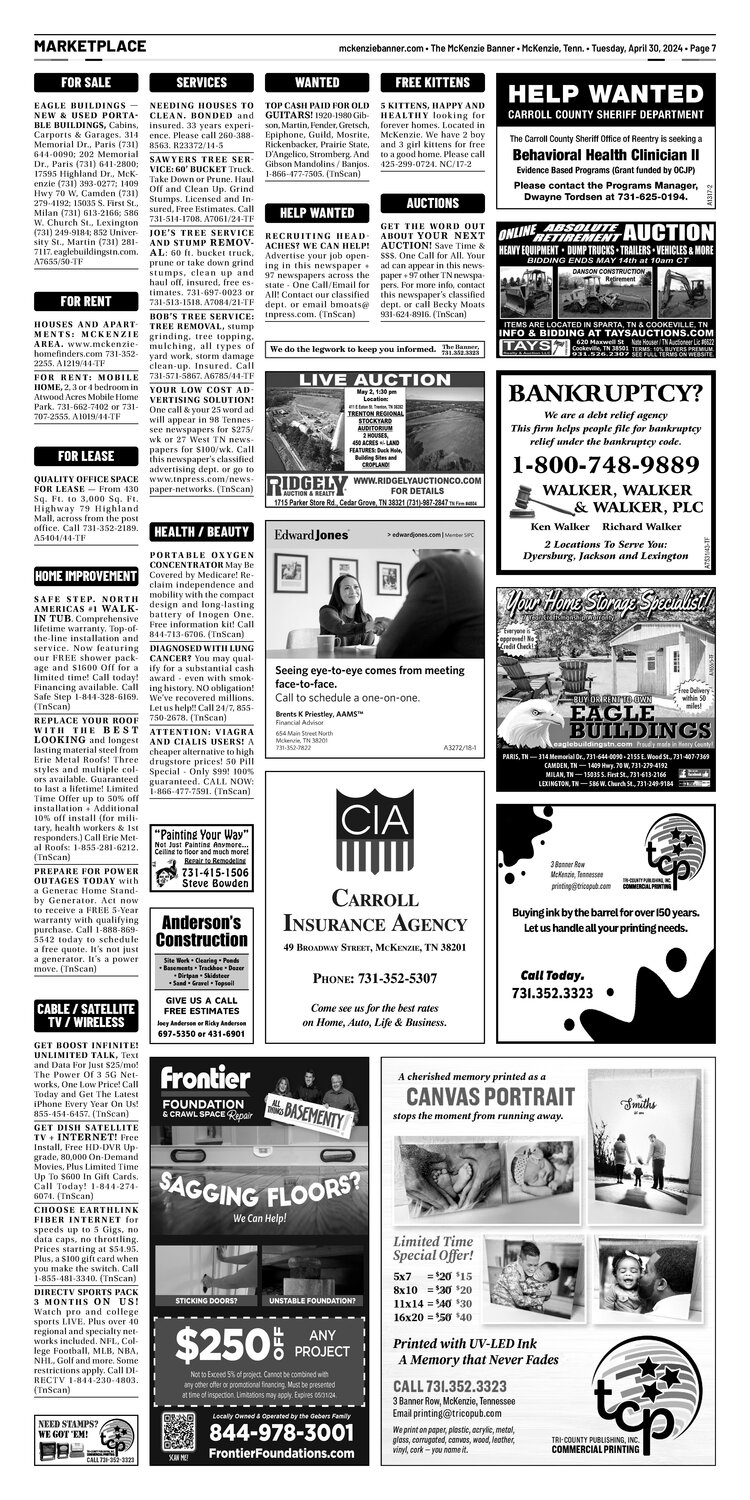 McKenzie Banner Marketplace 4-30-24