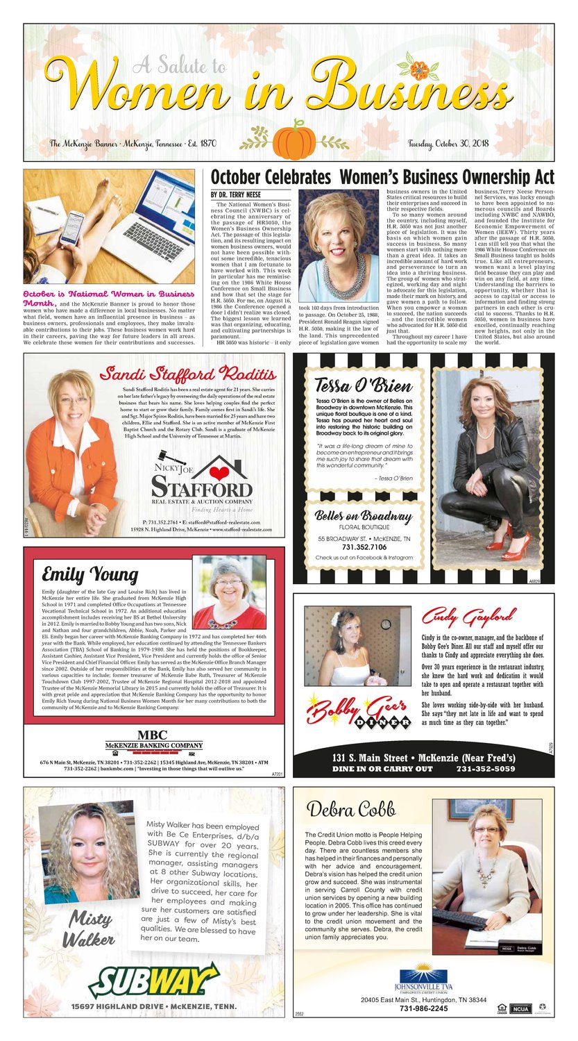 A Salute to Women in Business