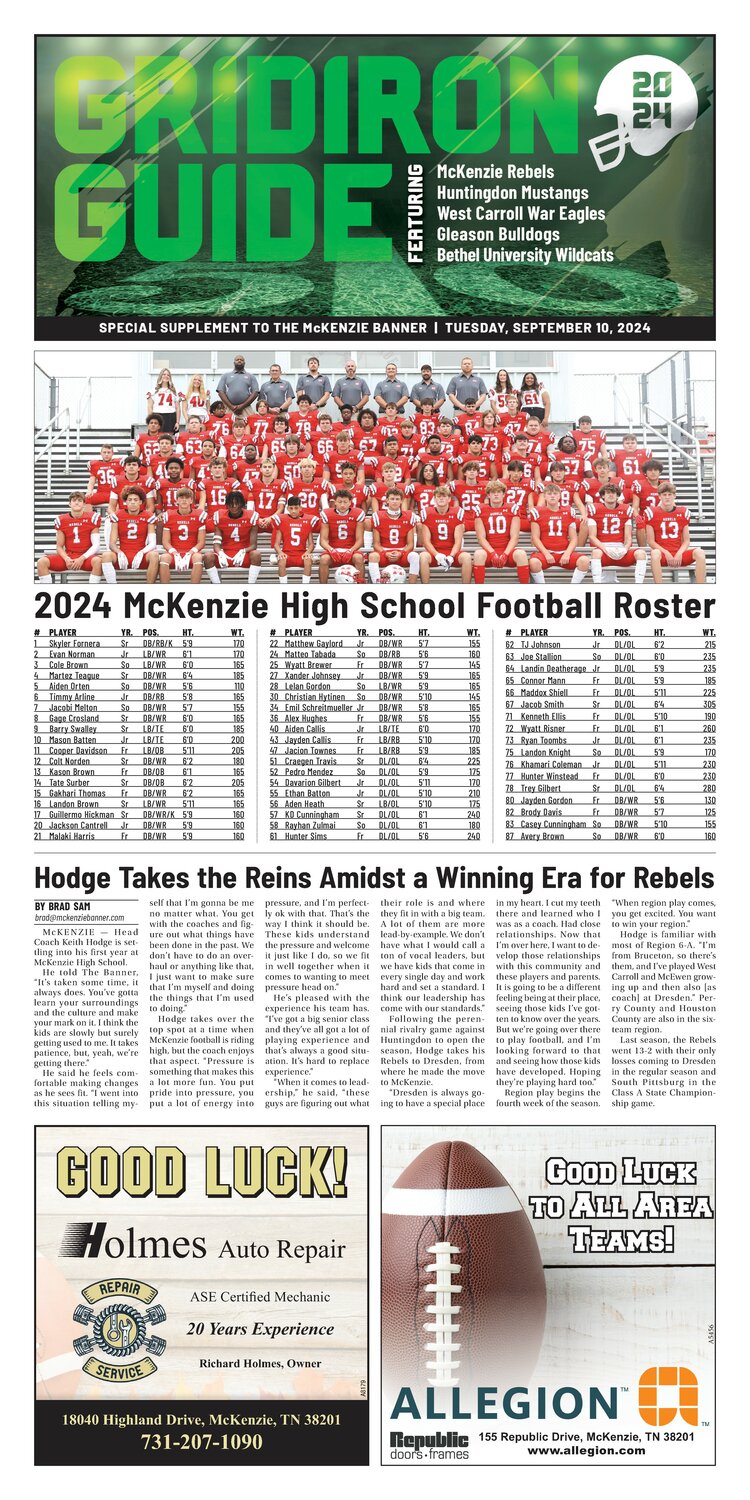 GRIDIRON GUIDE 2024