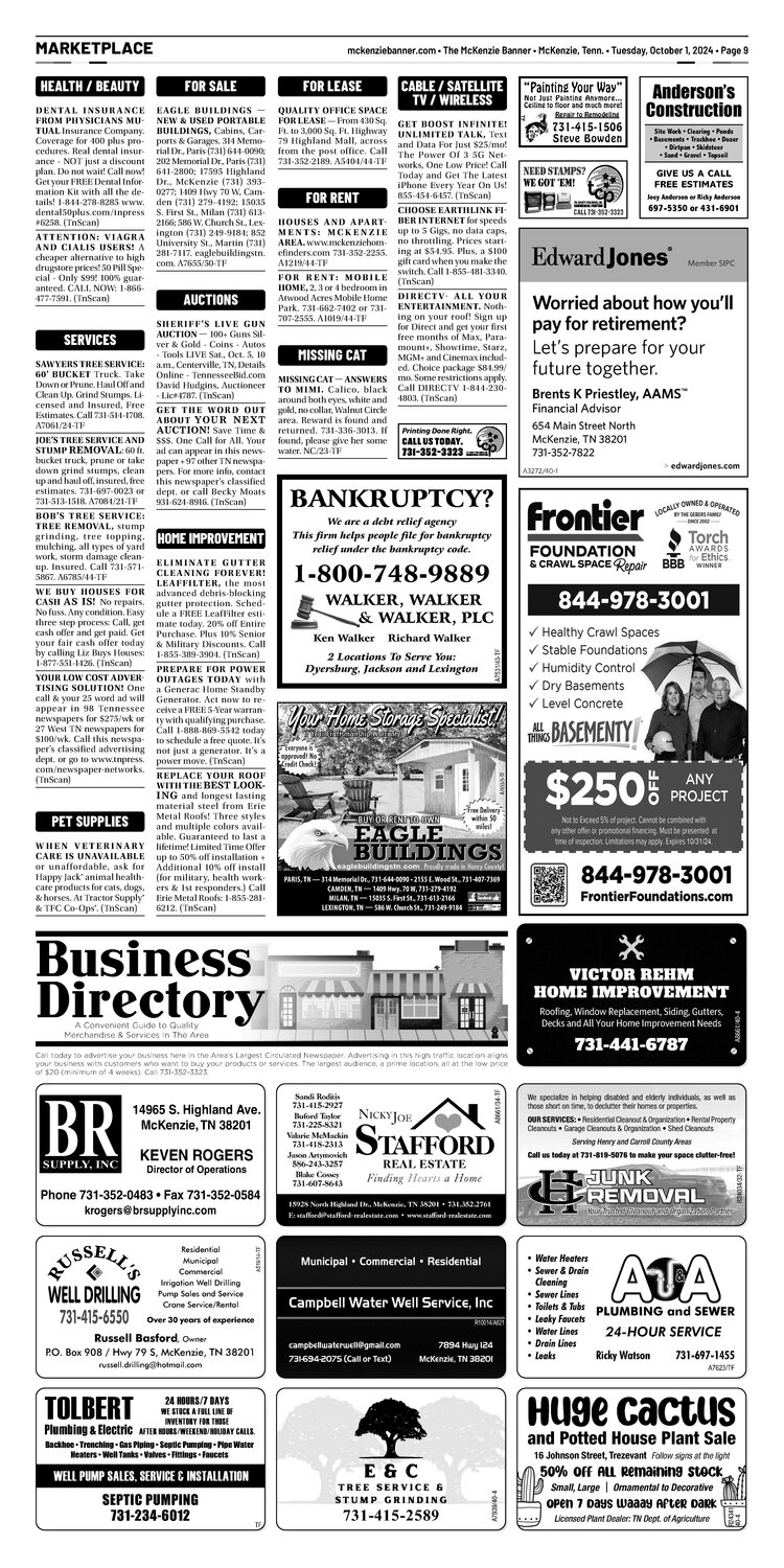 McKenzie Banner Marketplace 10-1-24