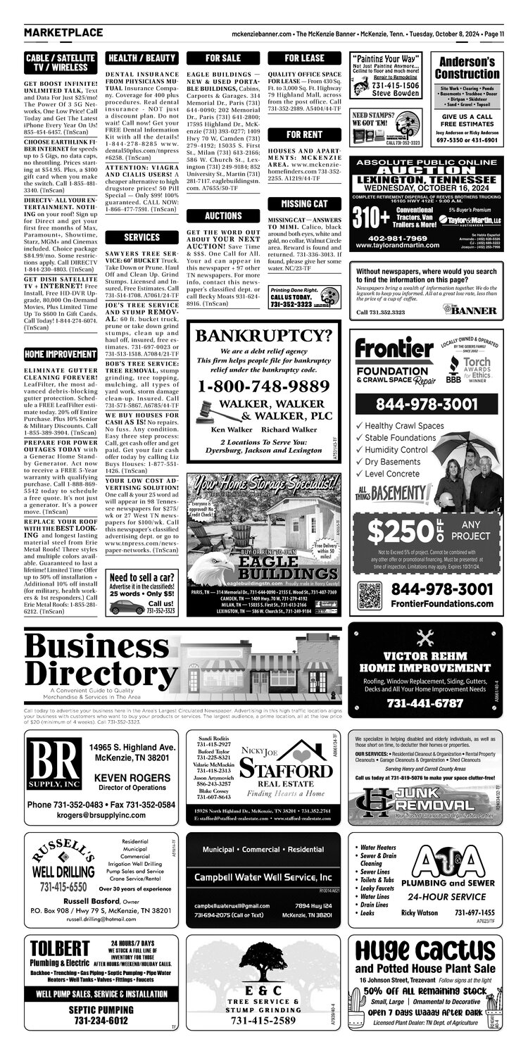 McKenzie Banner Marketplace 10-8-24