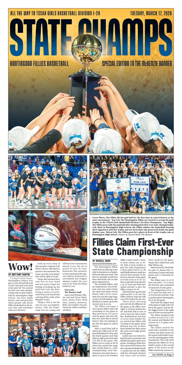 EXPANDED: All the Way to STATE CHAMPS: Huntingdon Fillies Basketball 2026