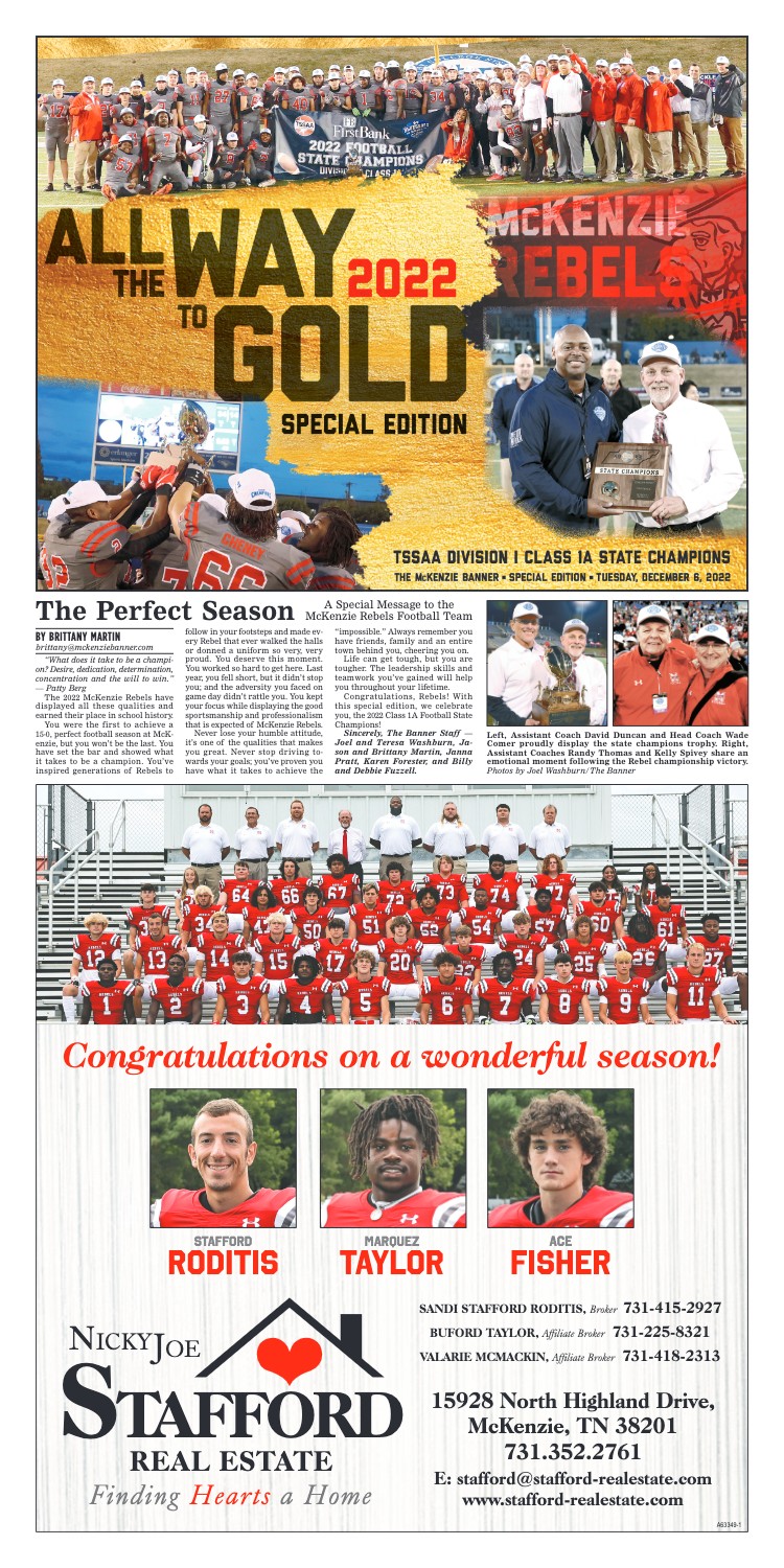 2022 Rebels Football: All the Way to GOLD