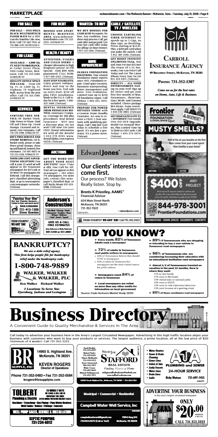McKenzie Banner Marketplace 7-21-26
