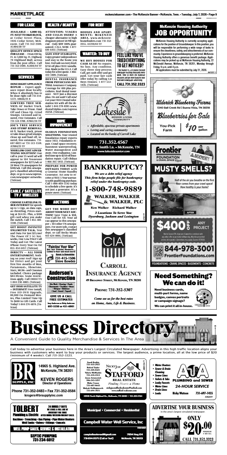 McKenzie Banner Marketplace 7-7-26