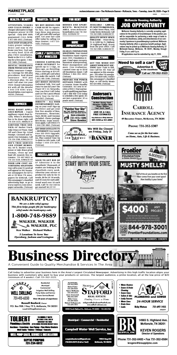 McKenzie Banner Marketplace 6-30-26