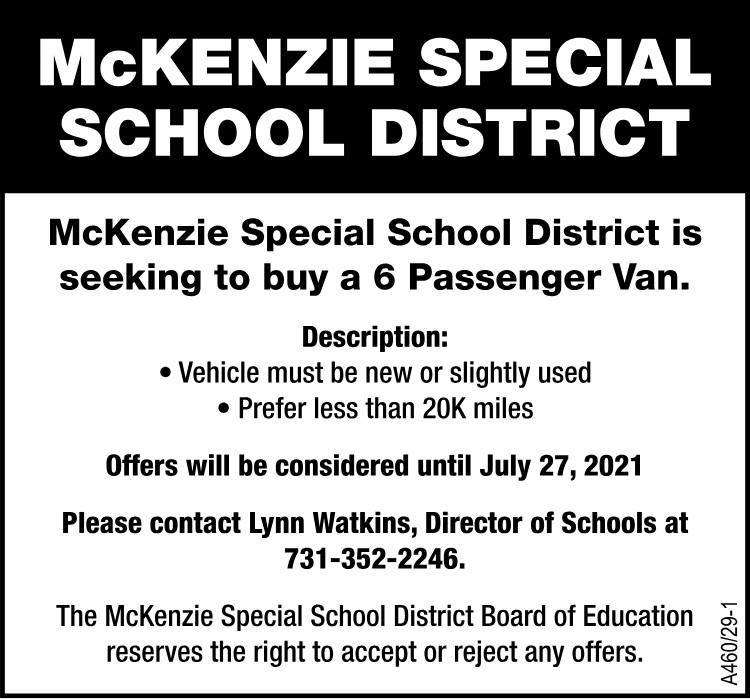 MSSD - Seeking Van