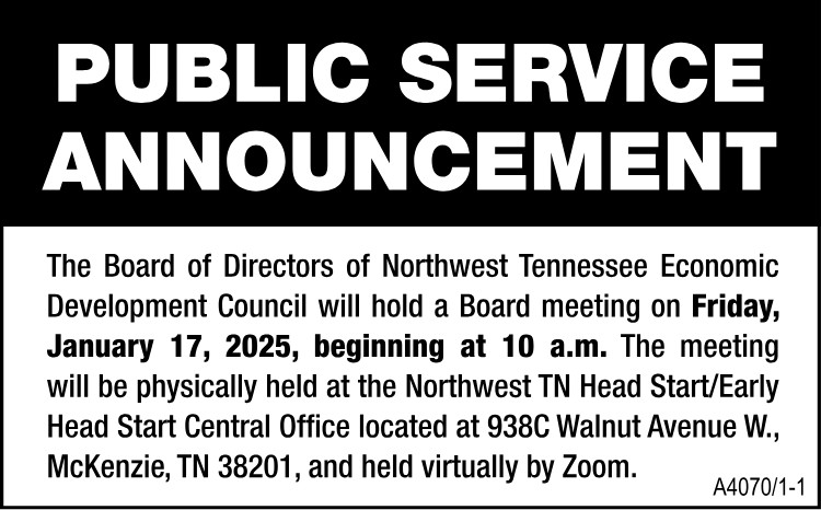 Public Notice - NWTN Meeting