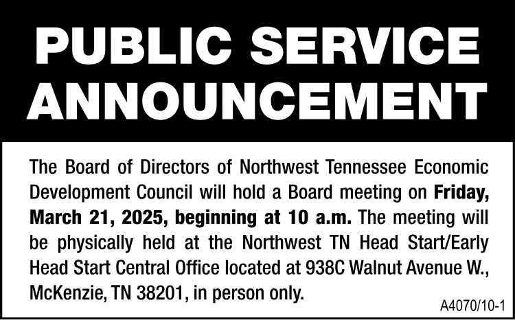 Public Notice - NWTN Meeting