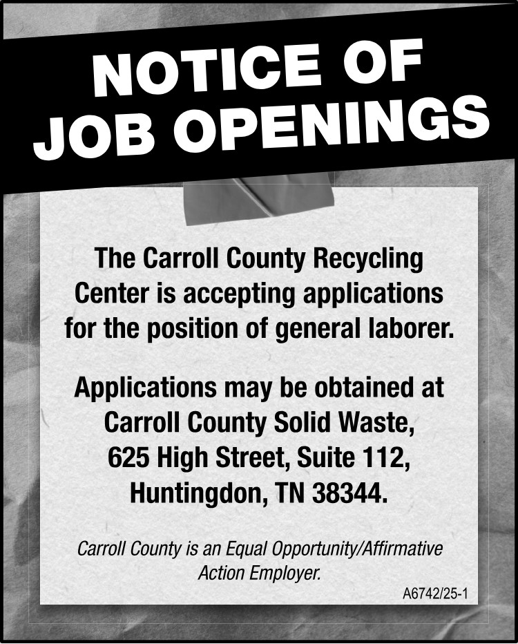 Carroll County Solid Waste - Job Openings