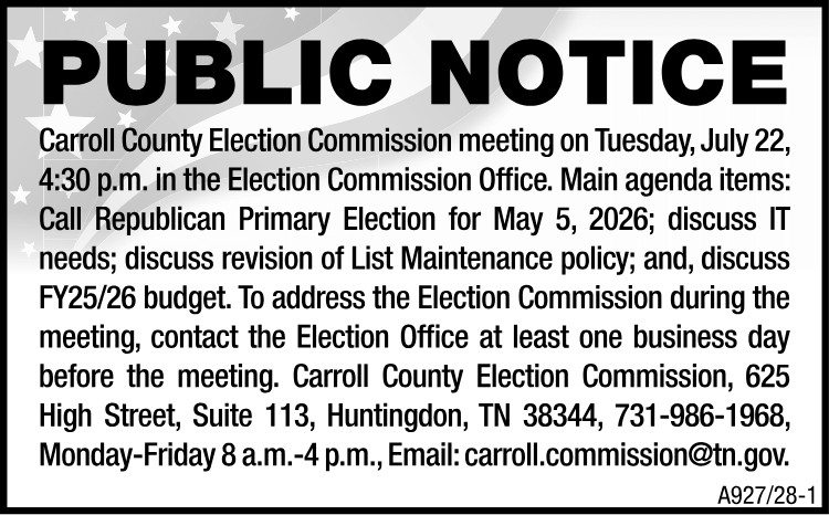 Carroll County Election Meeting