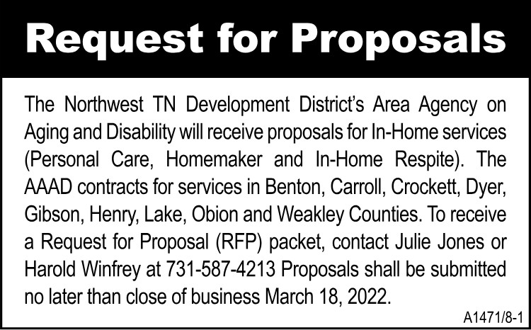 Request for Proposals - NWTN Development District