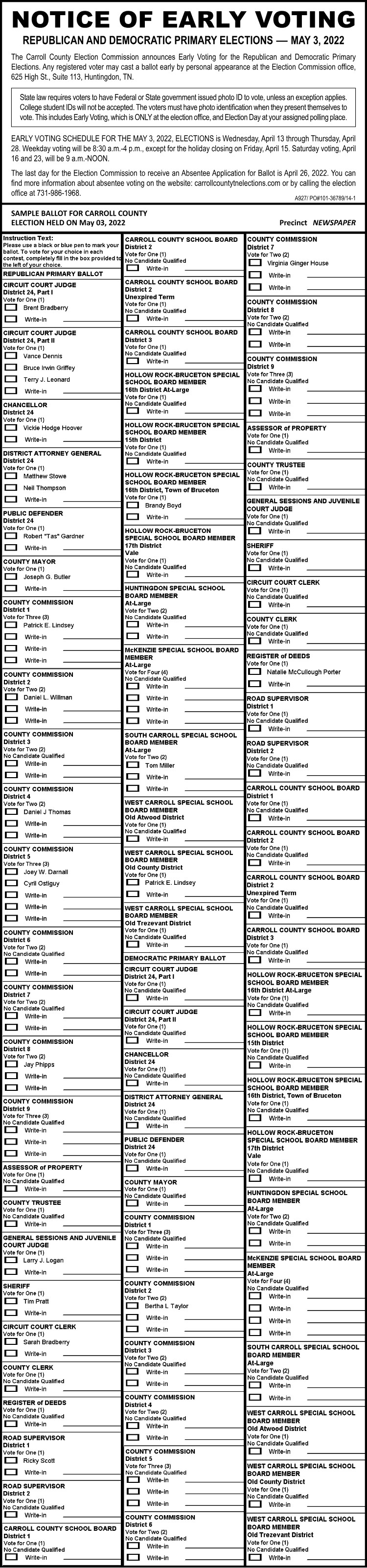 Ballot Ad