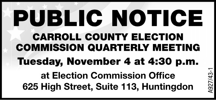 Carroll County Election Meeting