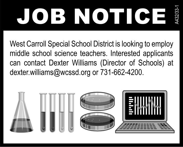 West Carroll Science Teacher
