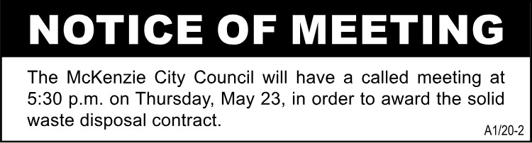McKenzie City Council Meeting