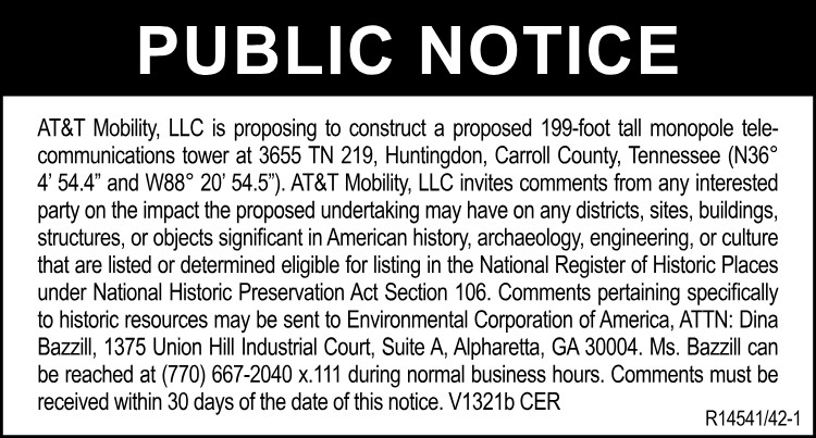 Public Notice - AT&T Mobility