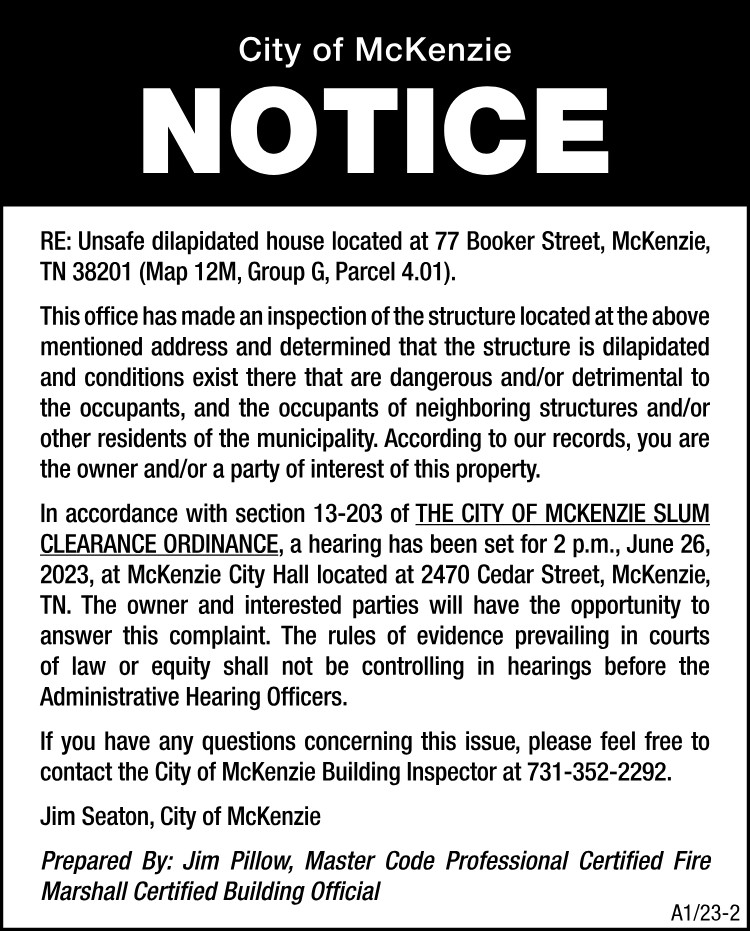 Slum Clearance - 77 Booker Street