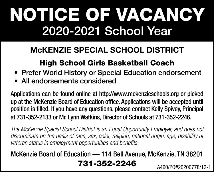 MSSD - Hiring HS Basketball Coach