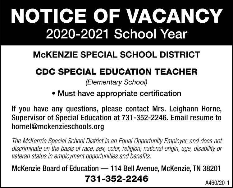 MSSD - Hiring Education CDC Special ED teacher