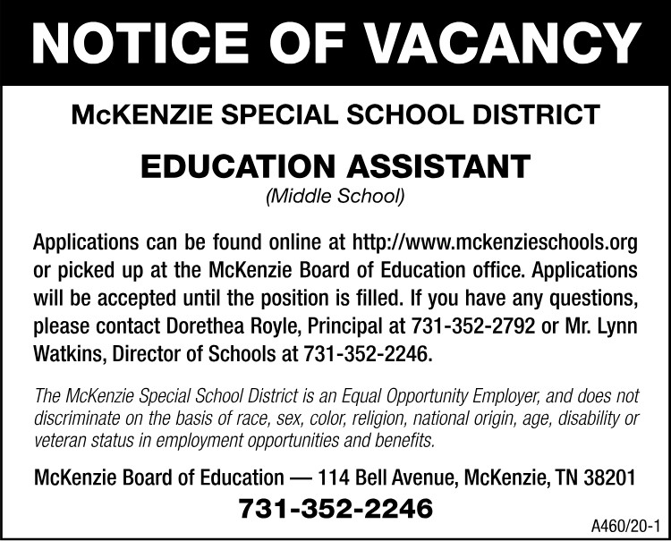 MSSD - Hiring Education Asst MMS
