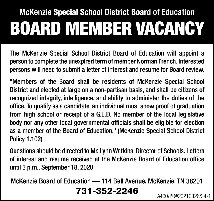 MSSD Board Member Vacancy