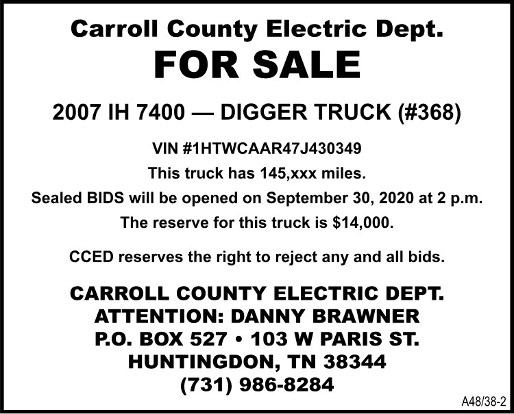 CCED - For sale digger truck