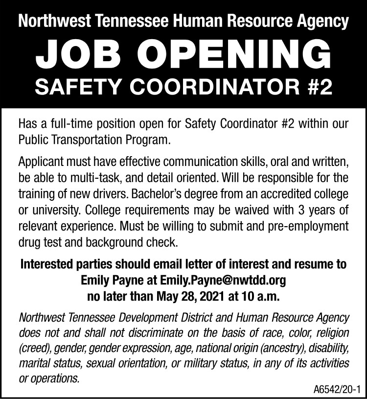 NWTHRA - Hiring Safety Coordinator